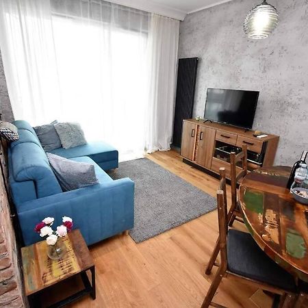 Apartament Blue Bastion Walowa 23C Z Klimatyzacja I Miejscem Parkingowym W Podziemnym Parkingu Gdańsk Exterior foto